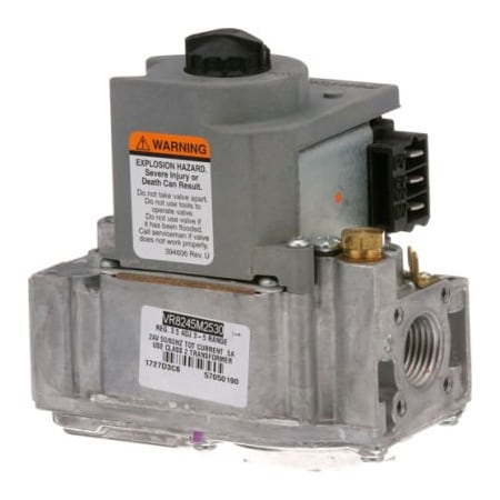 Allpoints Allpoints 52-1133 Type VR8204A Gas Valve; Natural Gas; 1/2" Gas In / Out; 3/16" Pilot Out 521133